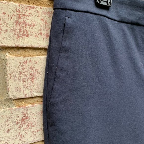 Ann Taylor navy blue ankle pants size 0P - Picture 3 of 9